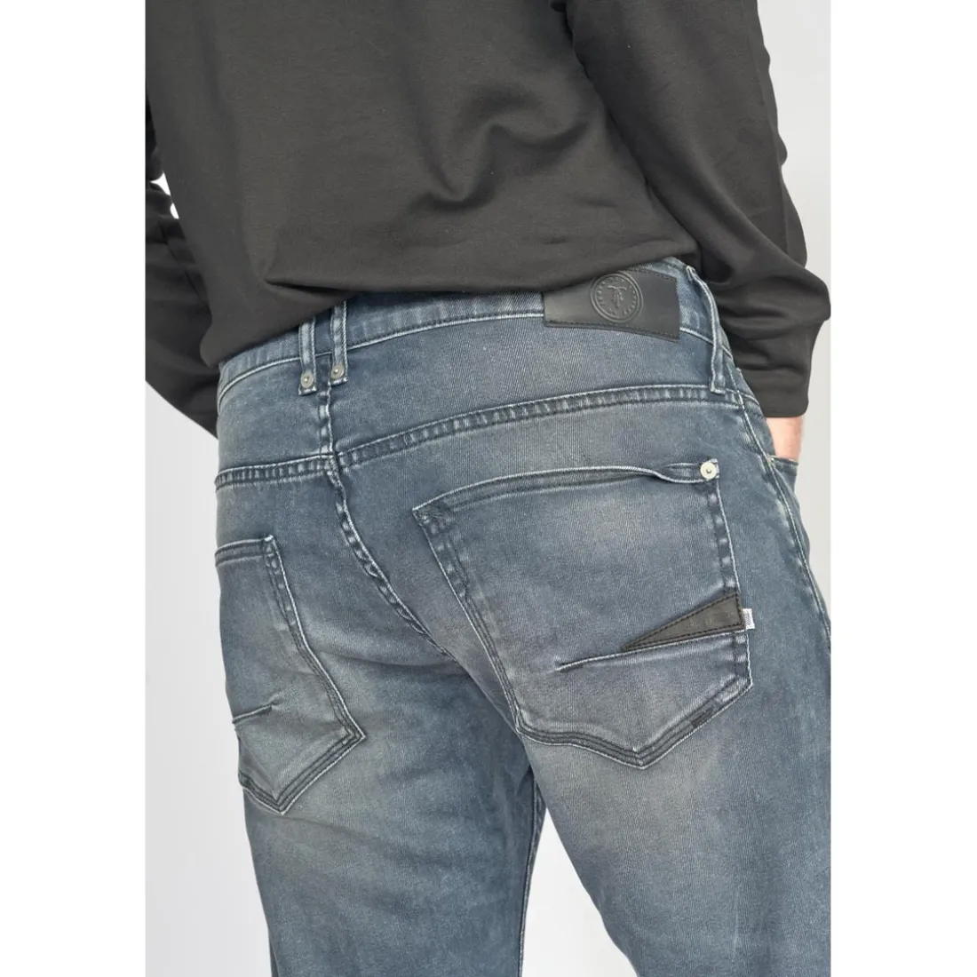 Jeans Wall 700/11 adjusted gris N°2 en coton