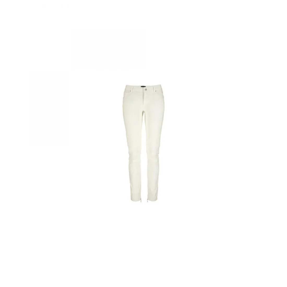 Jegging stretch Laura Scott - Beige écru en coton