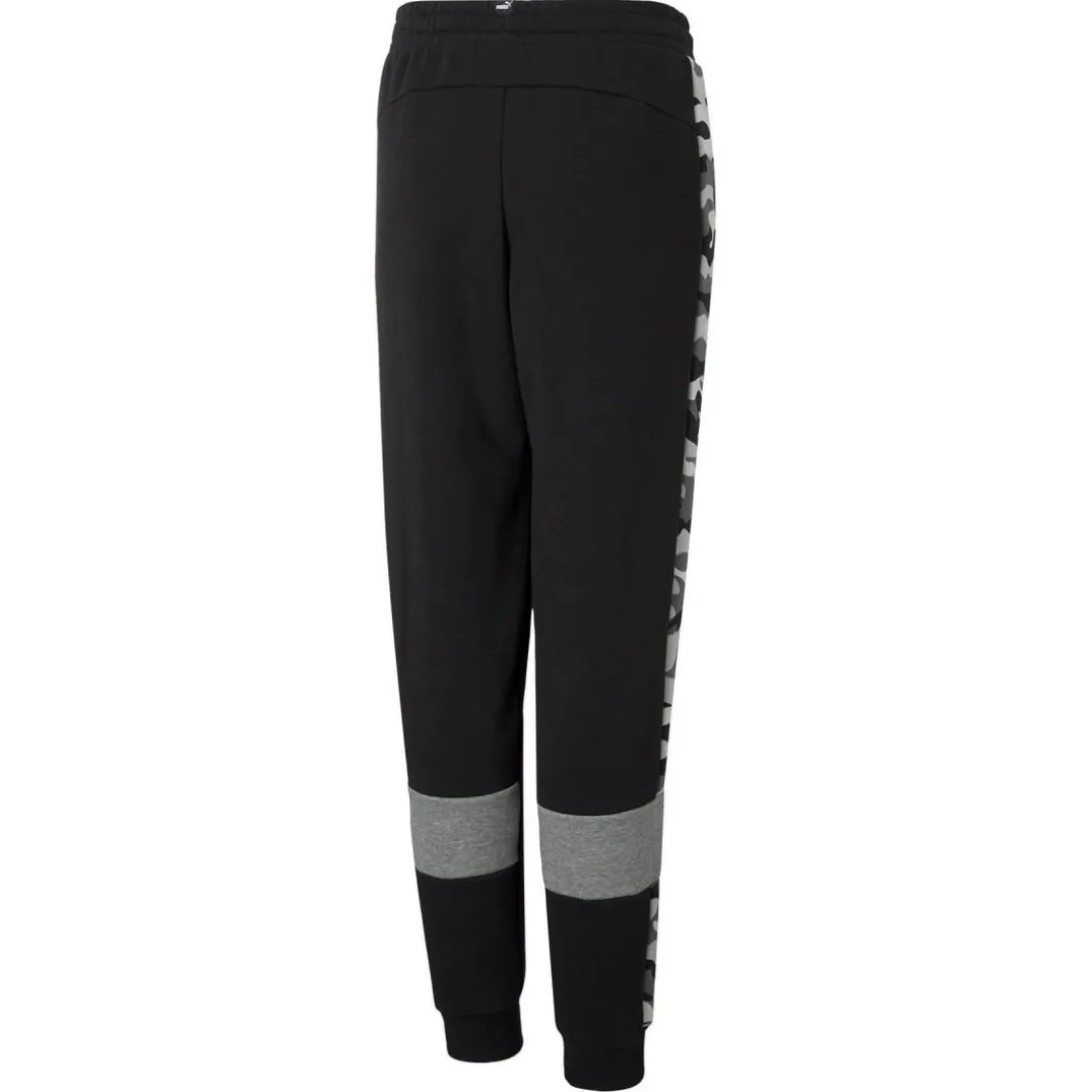 Jogging ajusté à motif camouflage ESS+CAMO noir en coton
