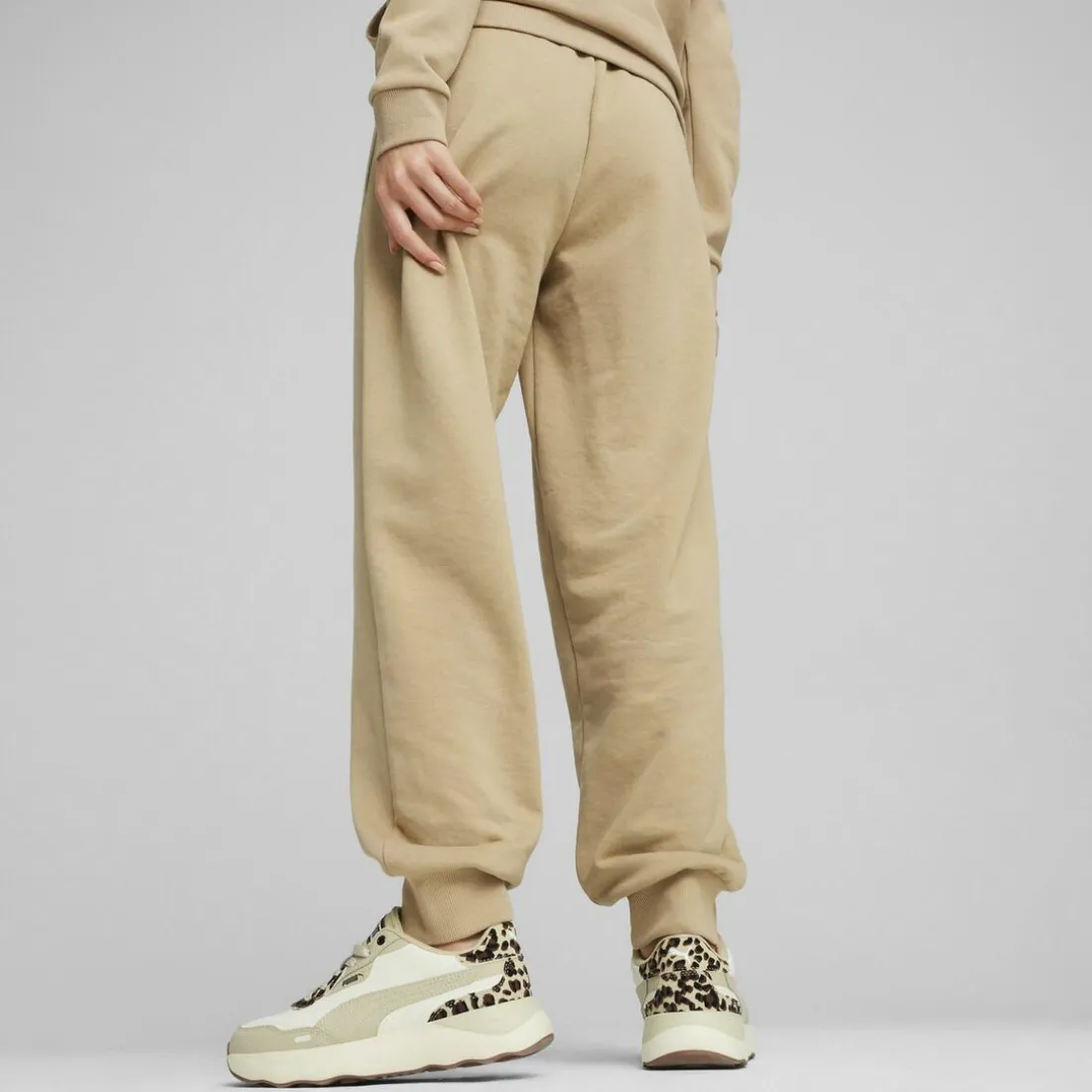 Jogging ESS+ marron en coton