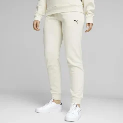 Jogging femme ESS blanc en coton