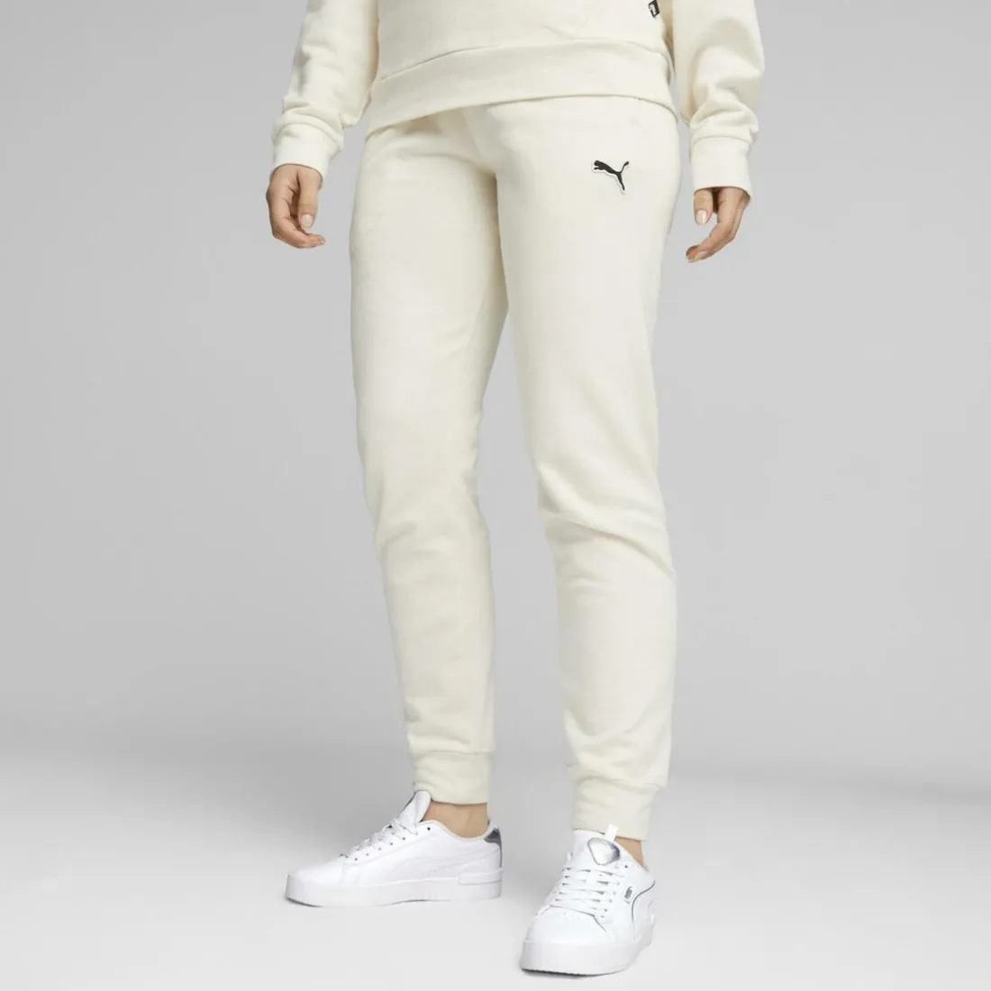 Jogging femme ESS blanc en coton
