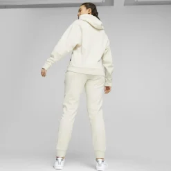 Jogging femme ESS blanc en coton
