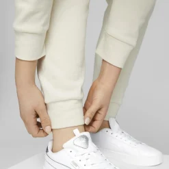 Jogging femme ESS blanc en coton