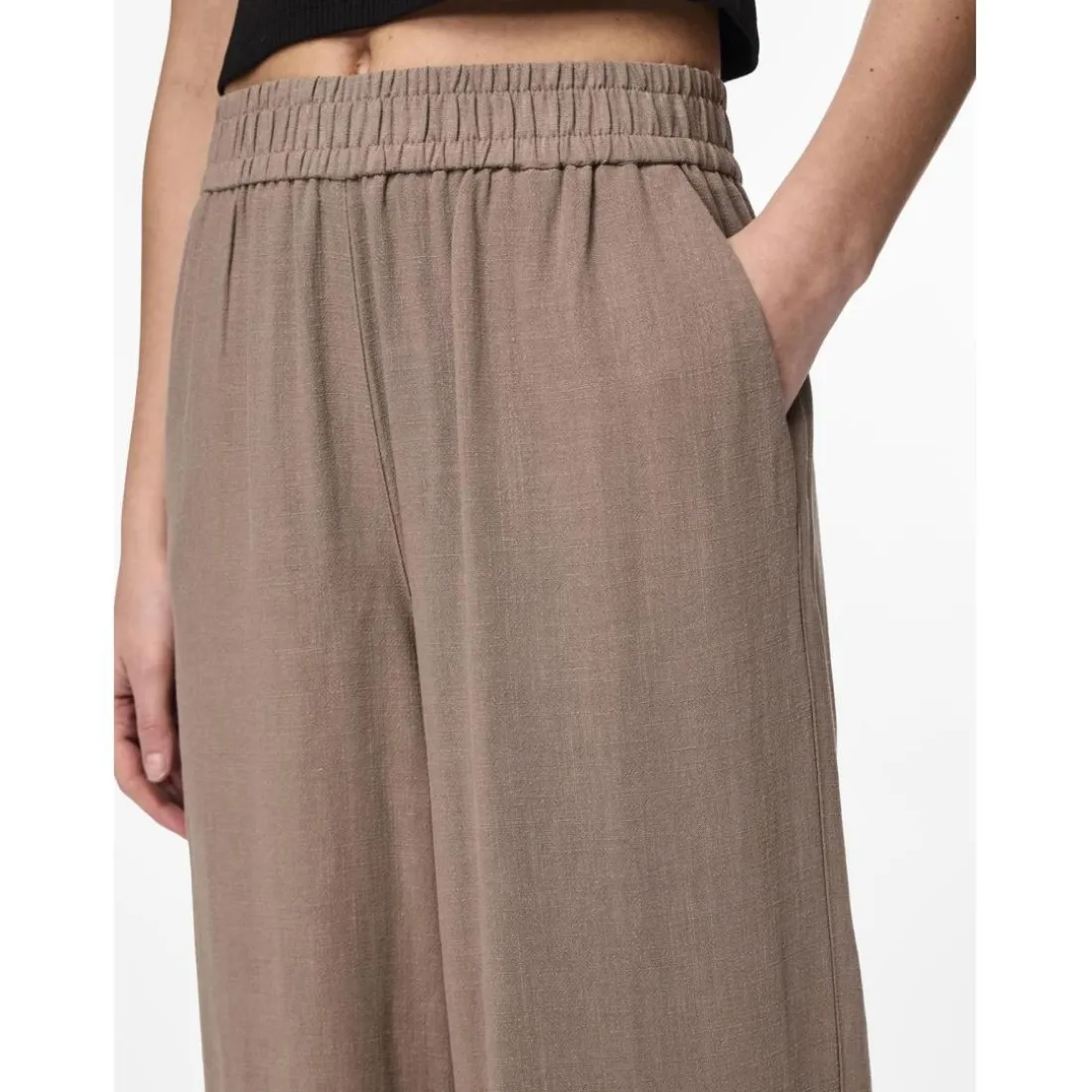Jupe culotte marron en viscose Alice