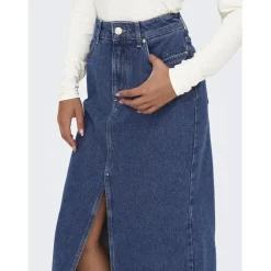 Jupe en denim bleu Lane