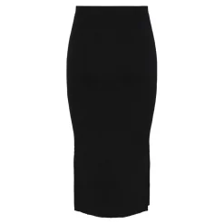 Jupe en maille Midi Knit Skirt noir Ida