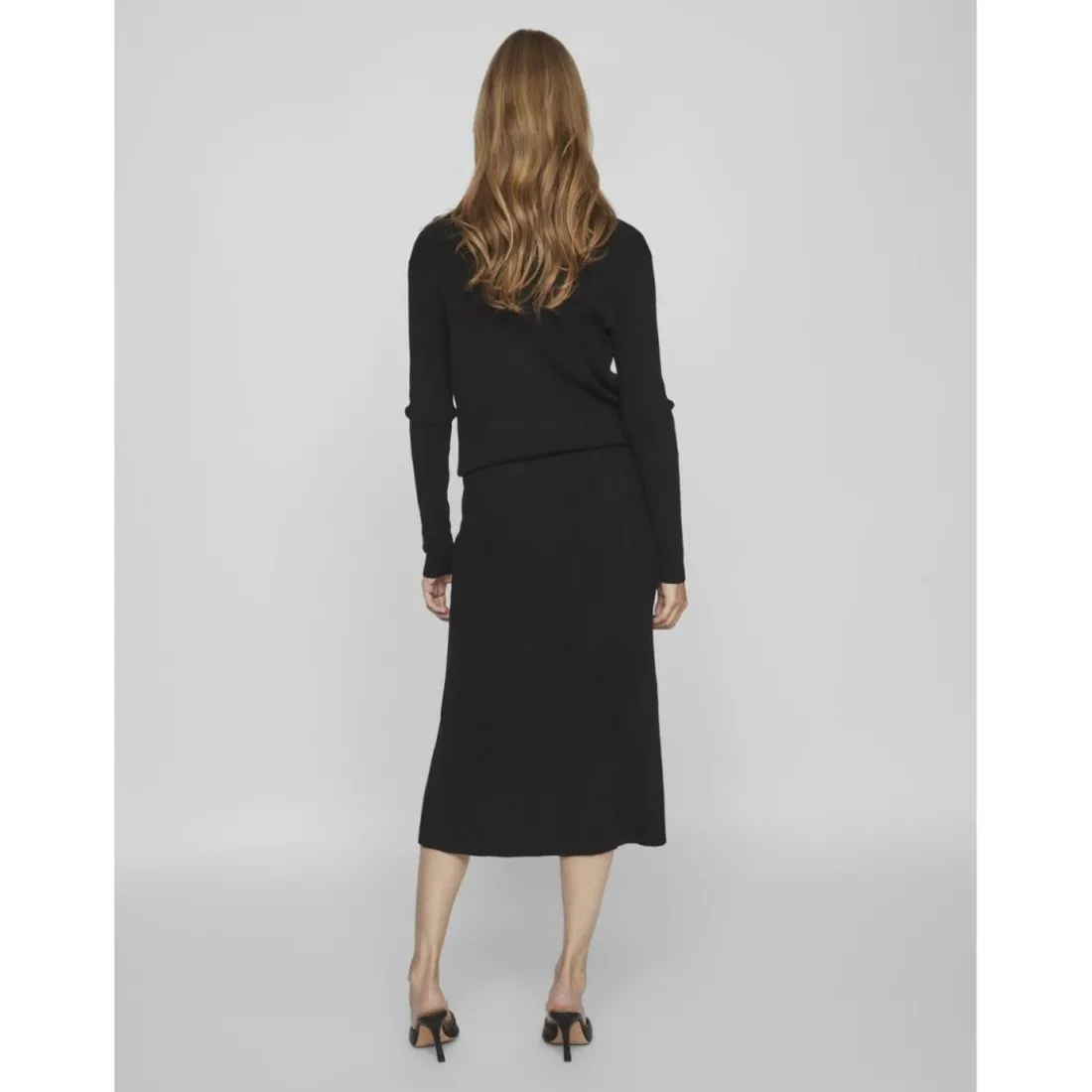 Jupe en maille noir Kai