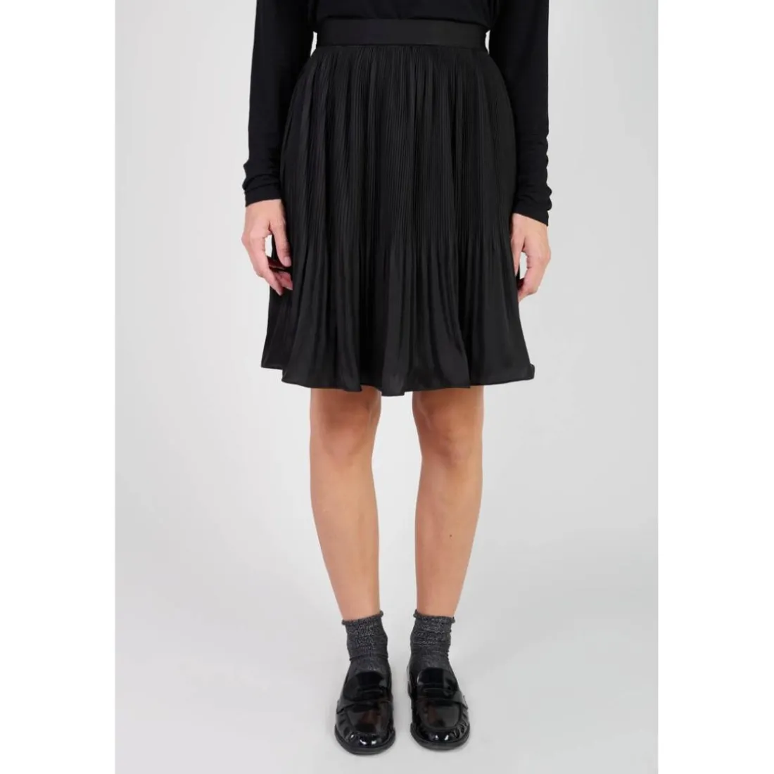 Jupe evasée, patineuse OKI noir Léna Agnes