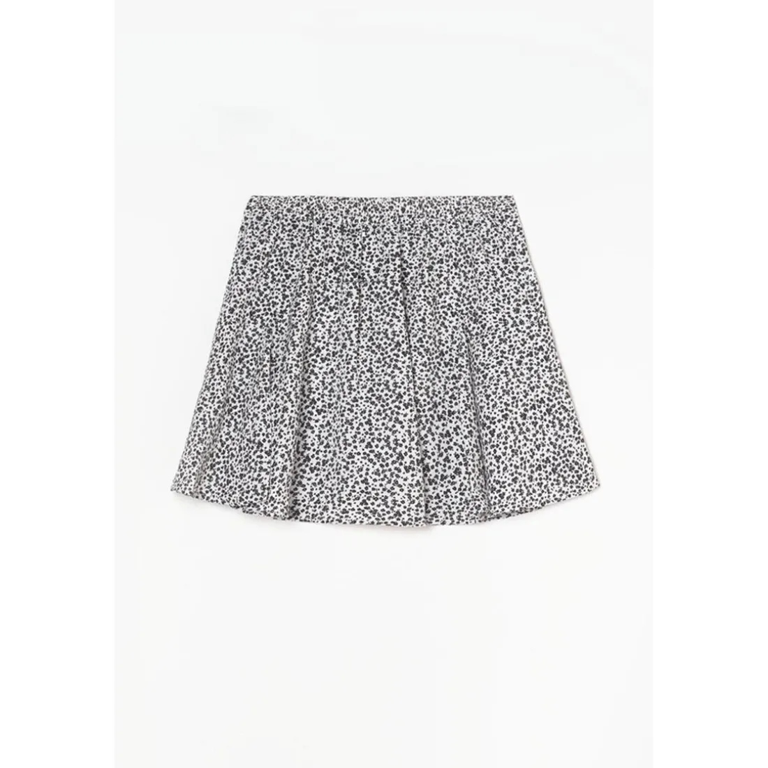 Jupe fille, evasée, patineuse LEORAGI blanc