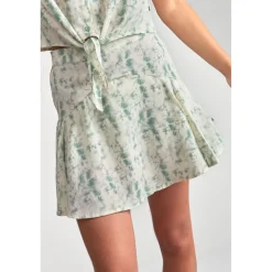 Jupe fille, evasée, patineuse MERILGI vert d'eau Pey
