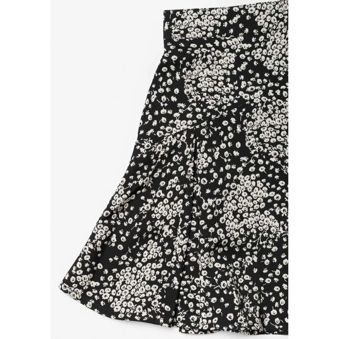 Jupe fille, evasée, patineuse CAANDG noir