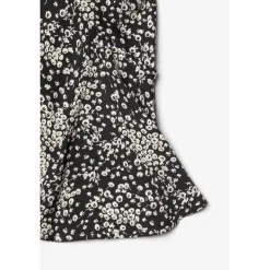 Jupe fille, evasée, patineuse CAANDG noir