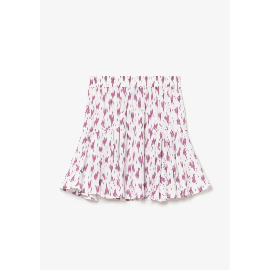 Jupe fille, evasée, patineuse MARLIGI rose en viscose