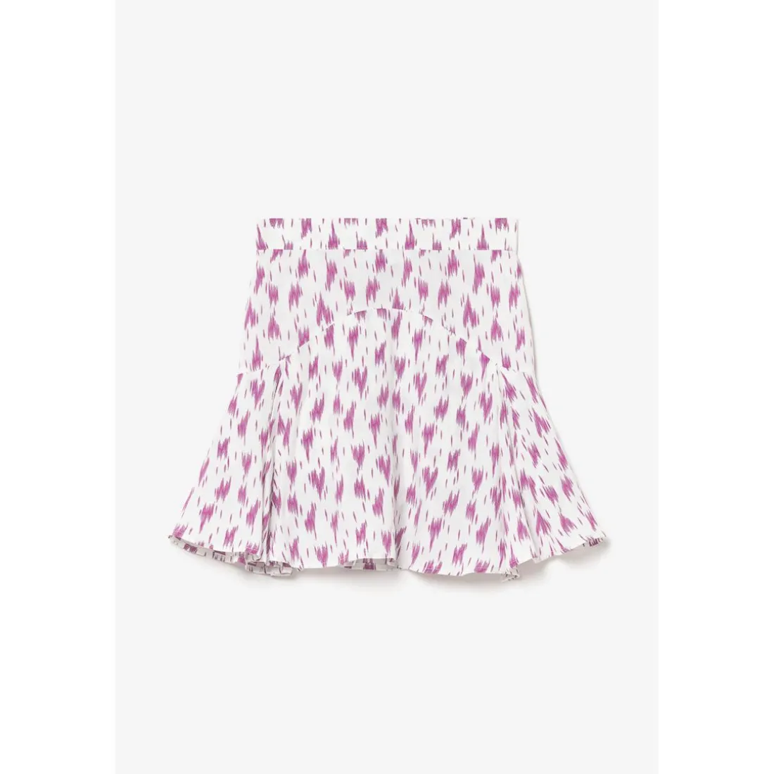 Jupe fille, evasée, patineuse MARLIGI rose en viscose