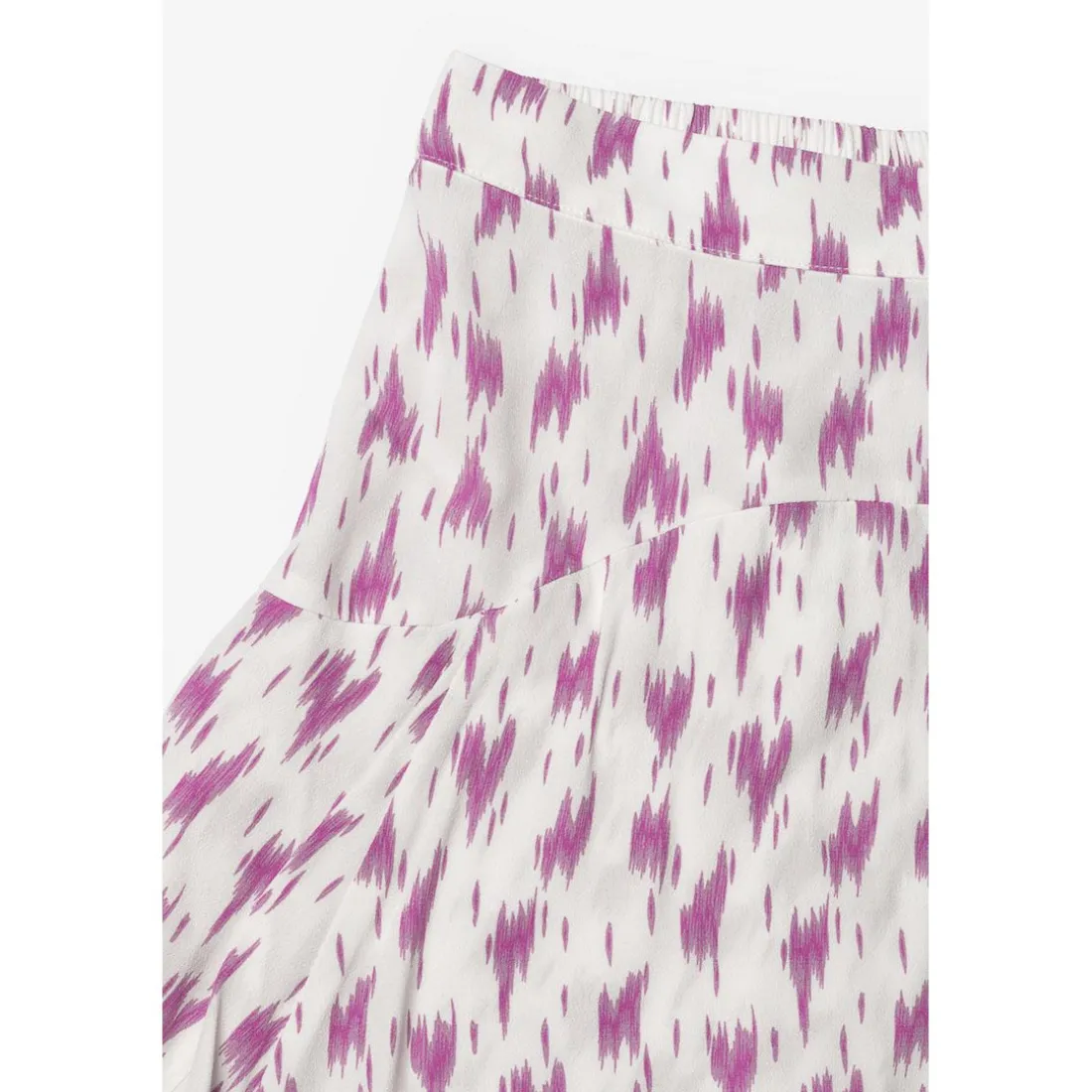 Jupe fille, evasée, patineuse MARLIGI rose en viscose