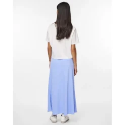 Jupe midi bleu Fern
