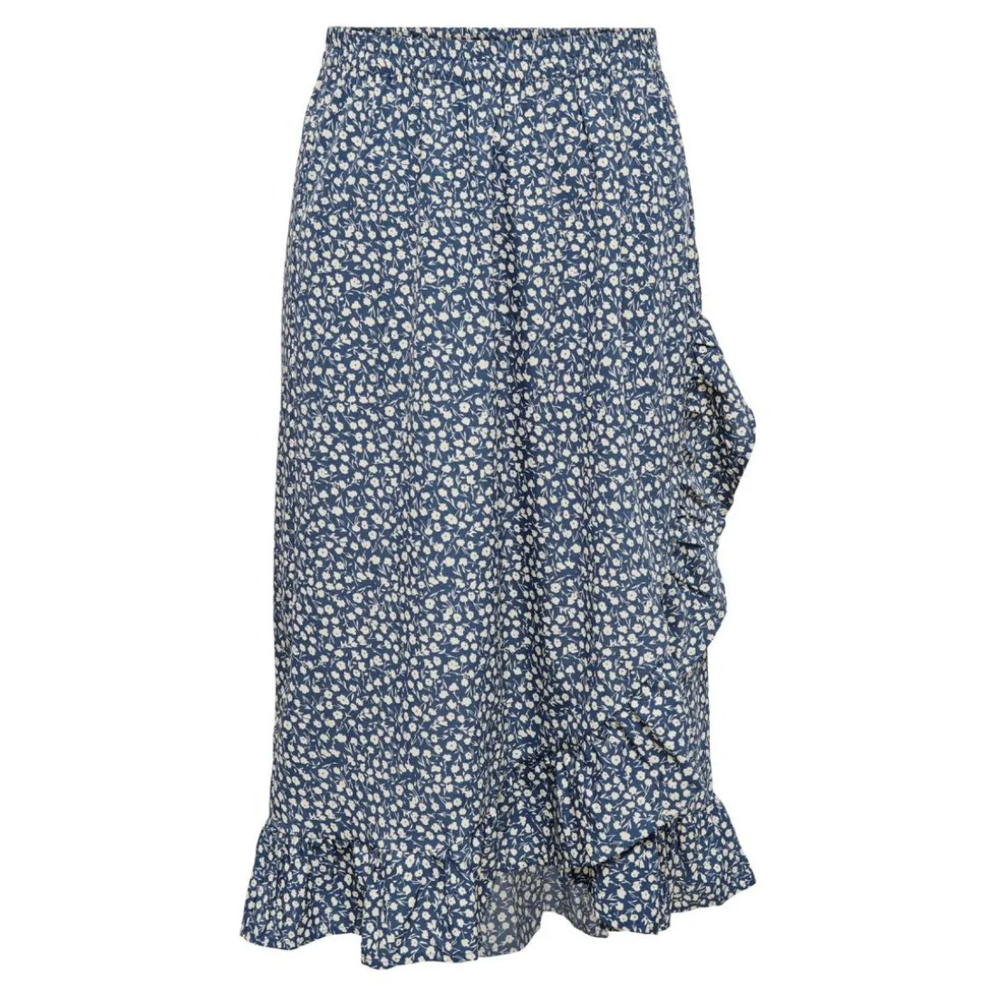 Jupe mi-longue - Bleue