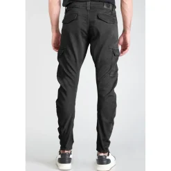 Koge Army Jogg tapered arqué noir en coton