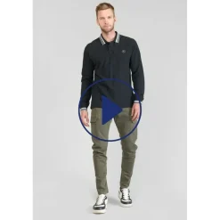 Koge Army Jogg tapered arqué kaki vert en coton Seth