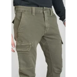 Koge Army Jogg tapered arqué kaki vert en coton Seth