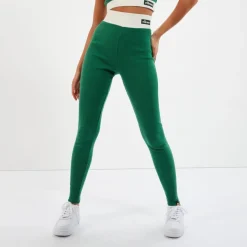 Legging LOULIN vert en coton
