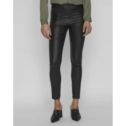 Legging taille classique noir en viscose