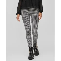 Legging taille haute blanc en viscose