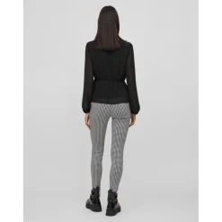 Legging taille haute blanc en viscose