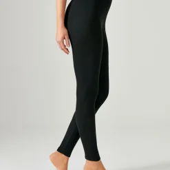 Leggings longs femme - Noir