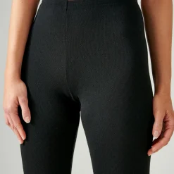 Leggings longs femme - Noir