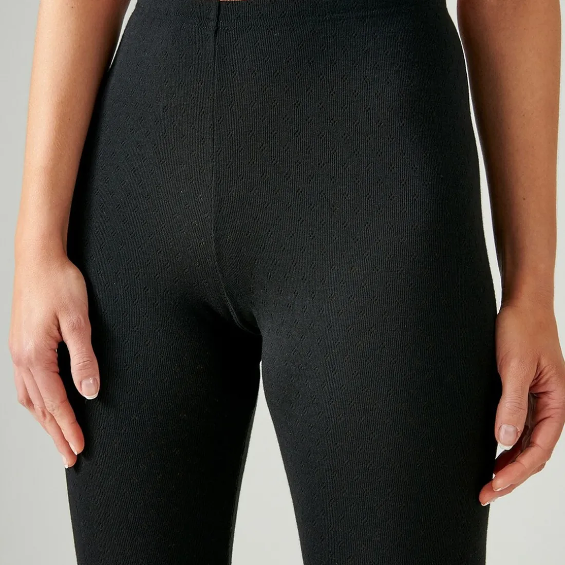 Leggings longs femme - Noir