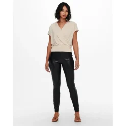 Leggings Taille élastiquée noir