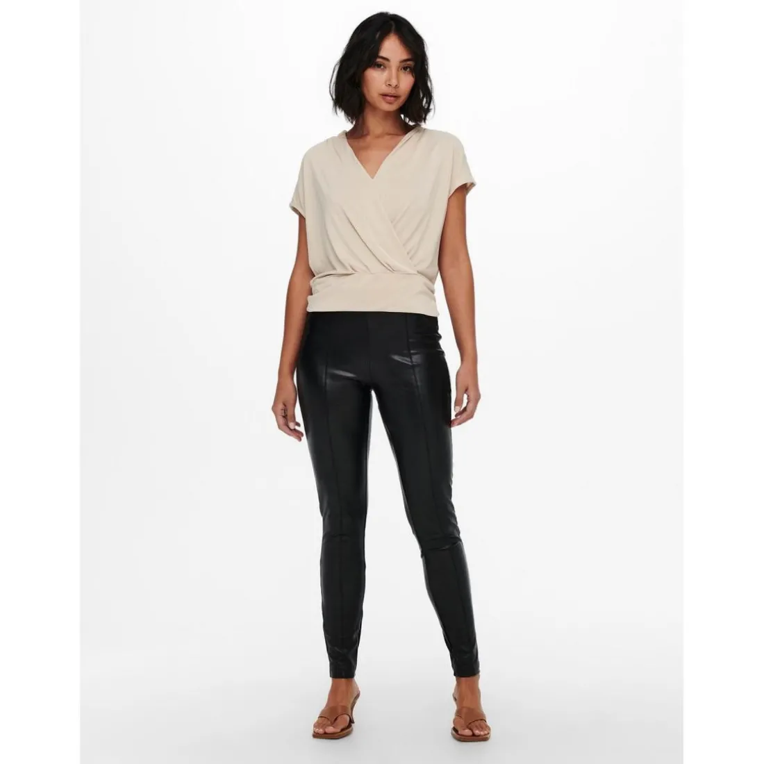 Leggings Taille élastiquée noir