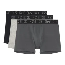 Lot de 3 boxer noir en coton