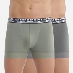 Lot de 2 Boxers - 3D FLEX STAY AND FIT X2 Dim Homme en coton