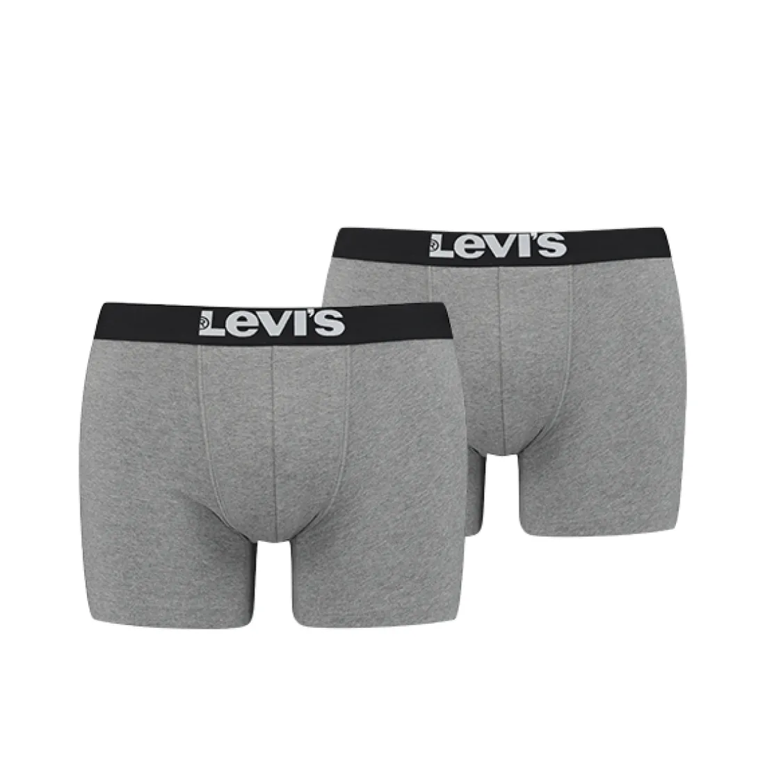 Lot de 2 boxers - gris en coton
