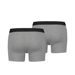 Lot de 2 boxers - gris en coton