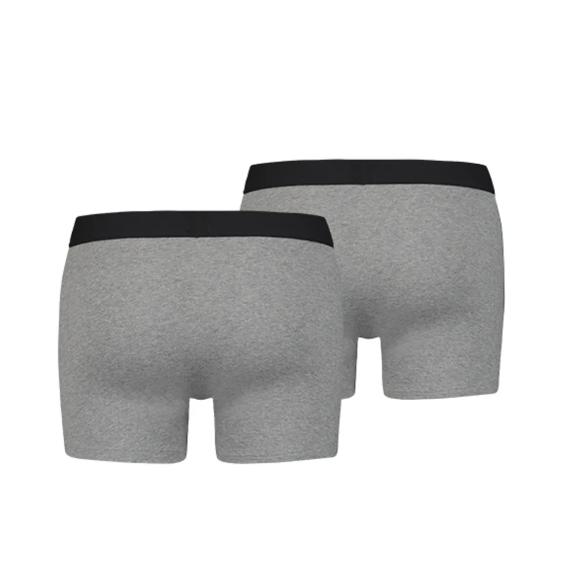 Lot de 2 boxers - gris en coton