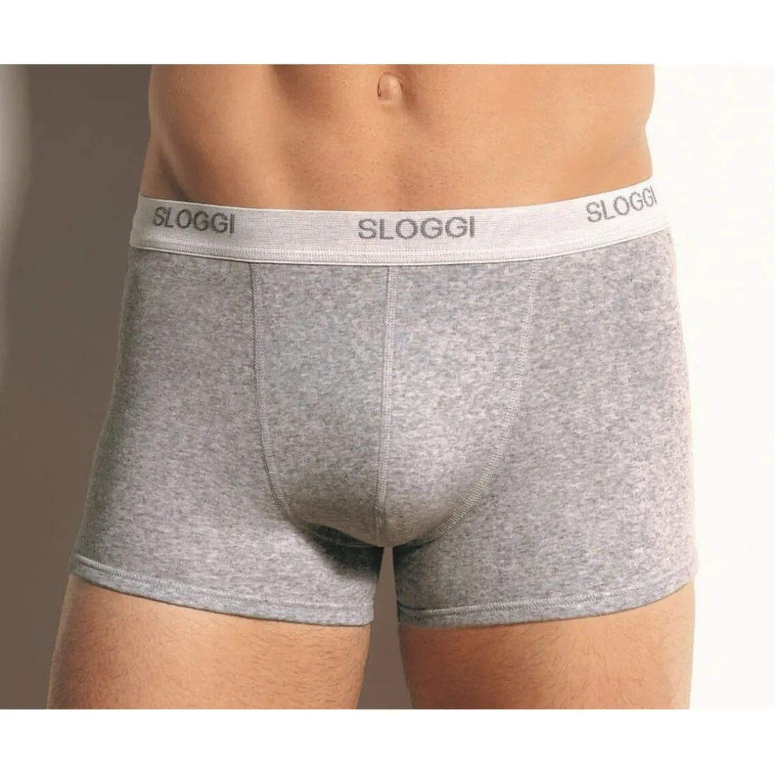 Lot de 3 boxers - Gris en coton