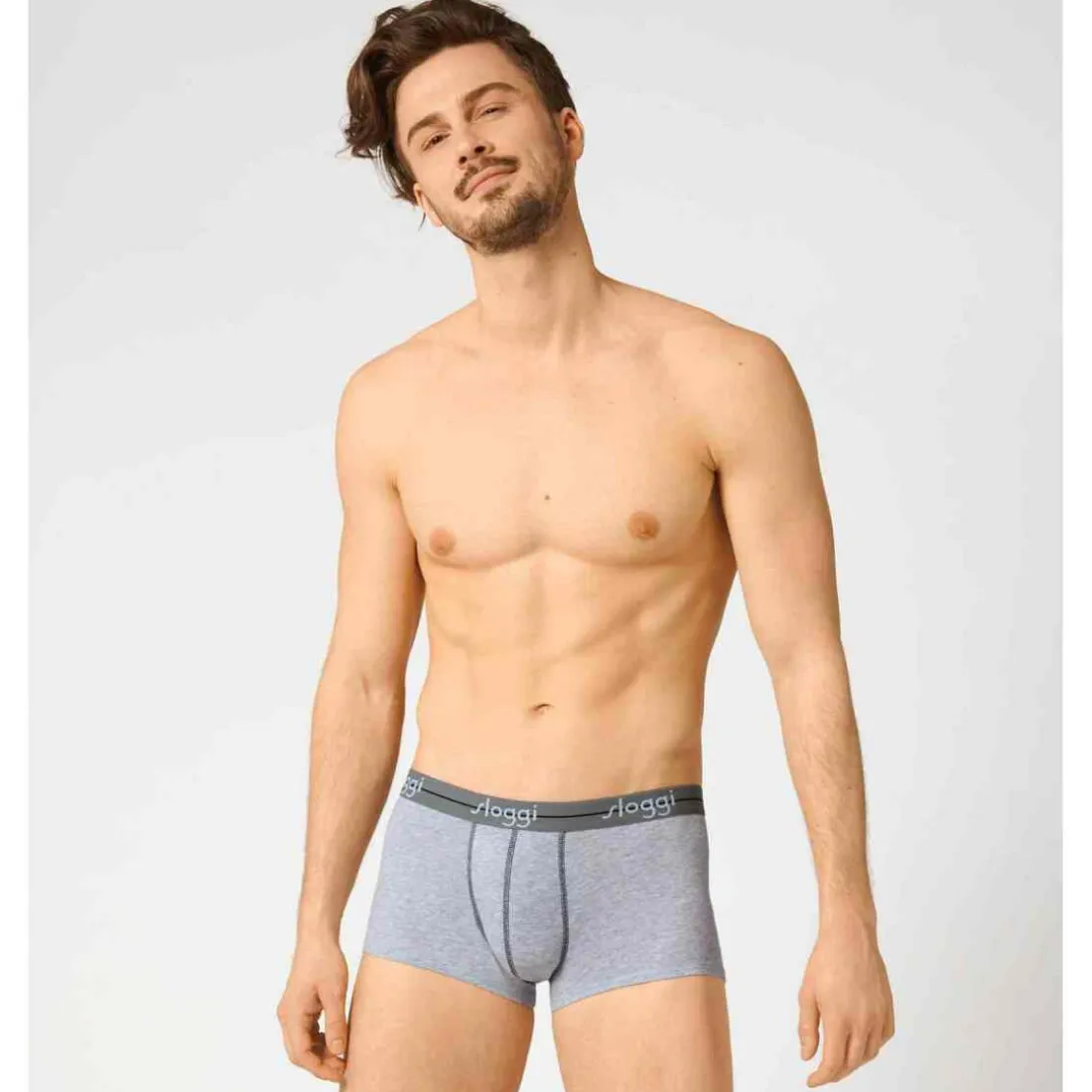 Lot de 2 Boxers blanc et noir courts Homme Multicolore