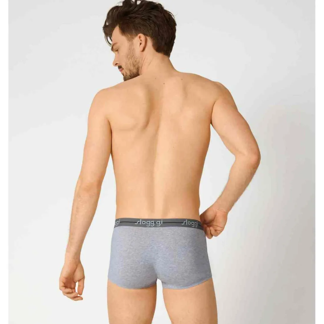Lot de 2 Boxers blanc et noir courts Homme Multicolore