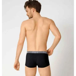 Lot de 2 Boxers blanc et noir courts Homme Multicolore