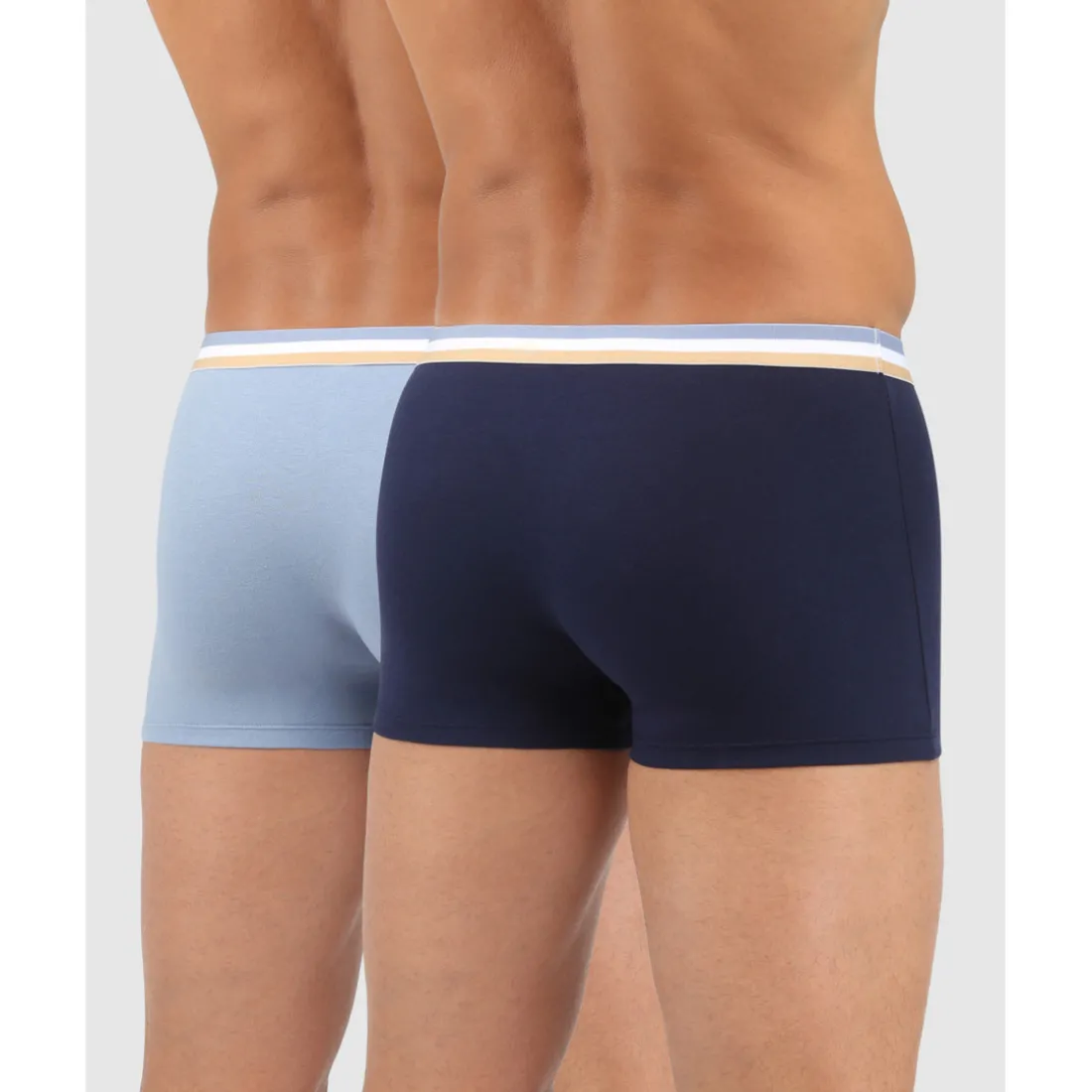 Lot de 2 boxers Bleus Dim en coton