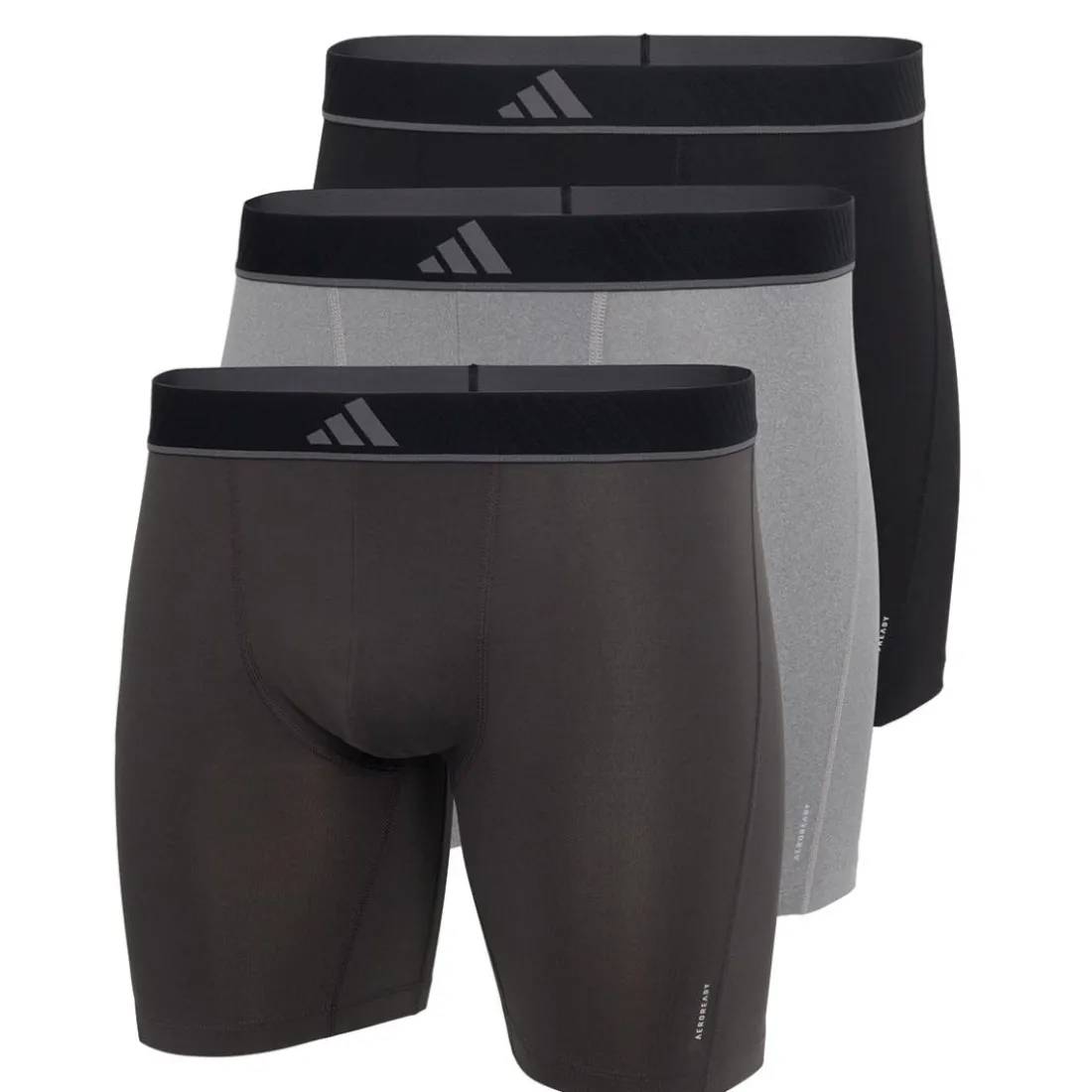 Lot de 3 boxers brief homme Active Micro Flex Eco Adidasport gris