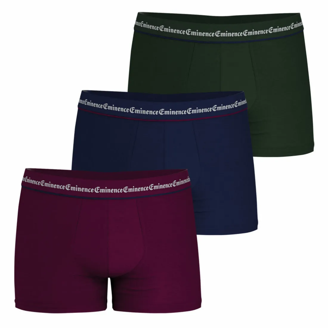 Lot de 3 boxers Business en coton pour homme