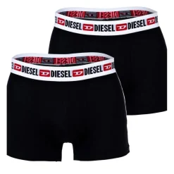 Lot de 2 boxers coton noir/noir