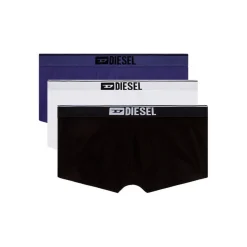 Lot de 3 boxers coton noir/blanc/bleu
