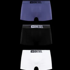 Lot de 3 boxers coton noir/blanc/bleu