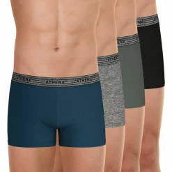 Lot de 4 boxers Ecopack en coton pour homme